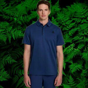 Reebok Men's Short Sleeves Performance Polo Shirt Blue Size 2XL